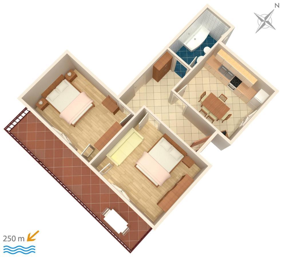 Apartment Jezera 5093A ภายนอก รูปภาพ